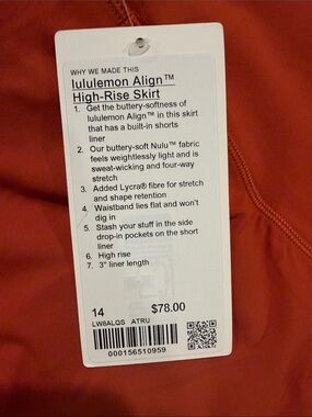 Lululemon Align HR skirt